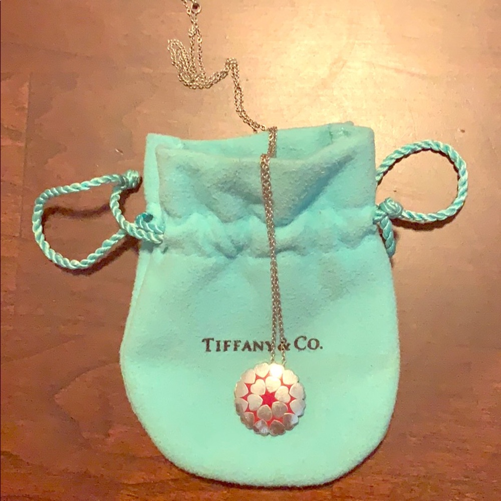 Tiffany & Co. red heart pendants